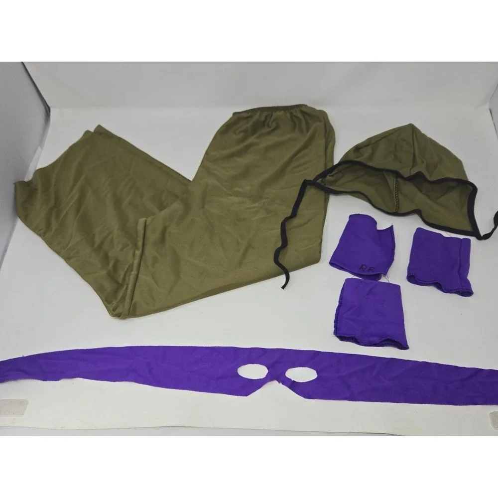 Teenage Mutant Ninja Turtles 1989 Vintage Donatello Halloween Costume Youth L
